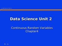 DS2 - 04 Continuous Random Variables.ppt